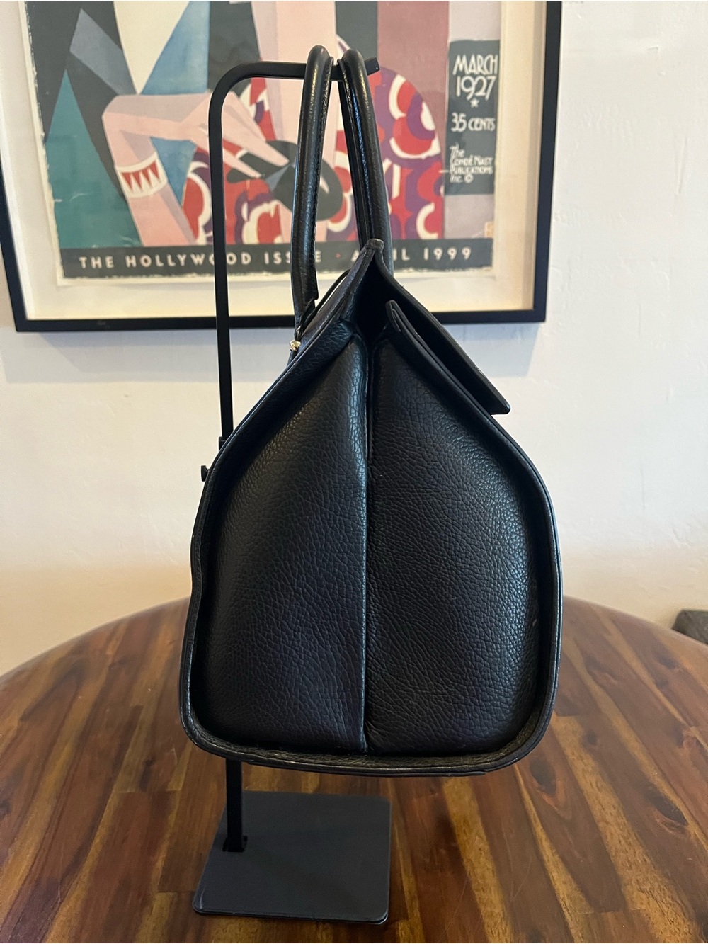 Balenciaga Tube Black Leather Top Handle Bag - Picture 4 of 12